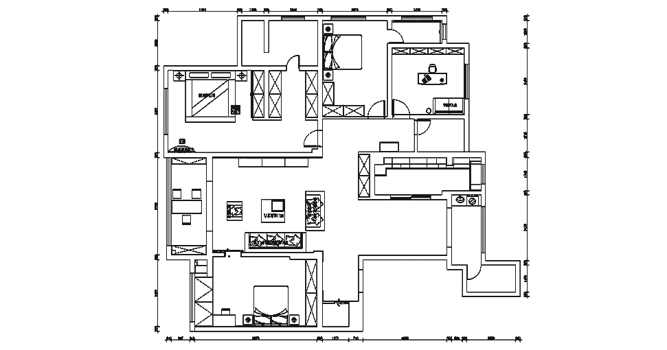 THE CLASSIC "BLACK, WHITE AND GRAY" GIVES YOU A HIGH-LEVEL FEELING OF THE WHOLE HOUSE